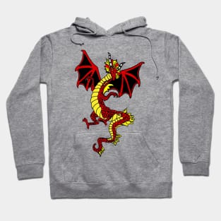 Red and Yellow Dragon Hoodie